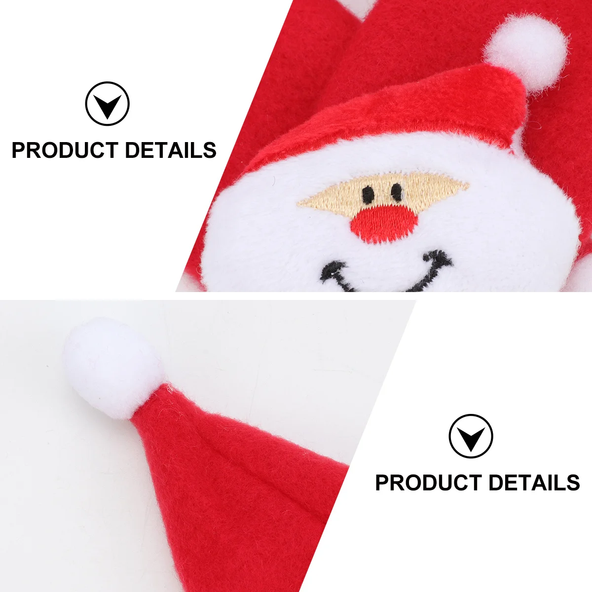 

2Pcs Pet Christmas Costume Set Including Hat and Scarf Adorable Santa Style Warm Soft Fabric Ideal for Holiday Events Parades