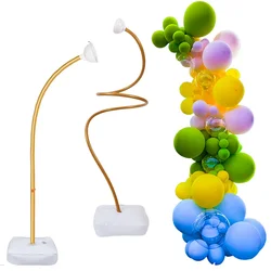 Balloon Arch Kit 6FT and 9.35FT Free Bending Half Balloon Arch Bracket with Base for Wedding Birthday Baby Shower Decoration