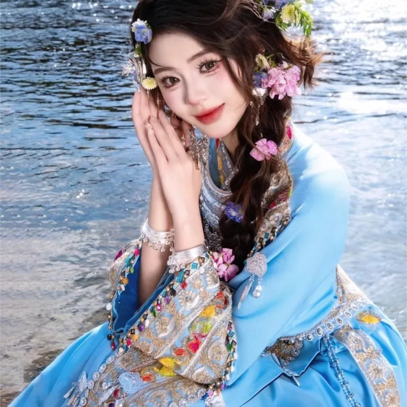 

New national costume set exotic style photo photography dance dress