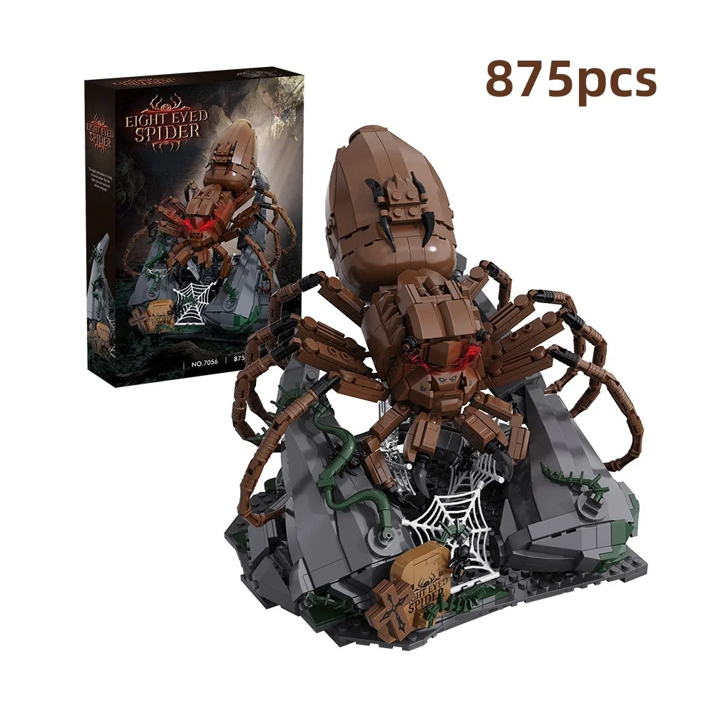 

2025 Mechanical spider Animal Building Blocks Sets Bricks Model Assembly Decorations For Adults Teens Gifts 875pcs