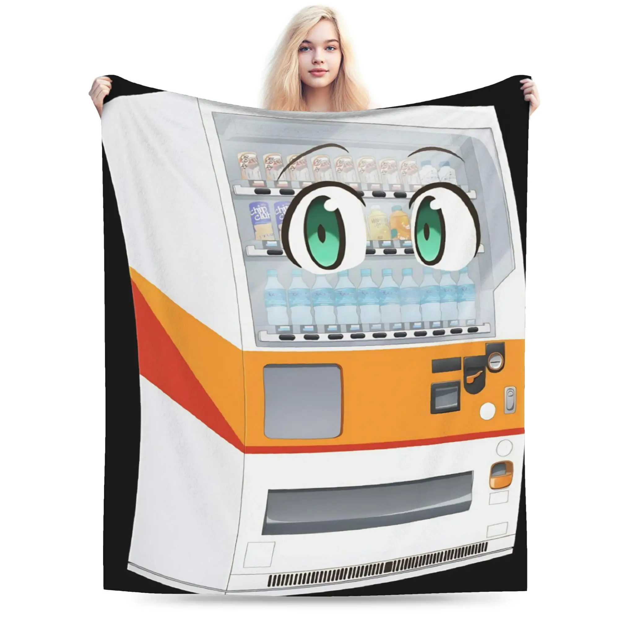 Reborn As A Vending Machine Throw Blanket for Couch  Soft Fuzzy Plush Blanket 50x60 Inch Multi-size Bedspread for All Seasons