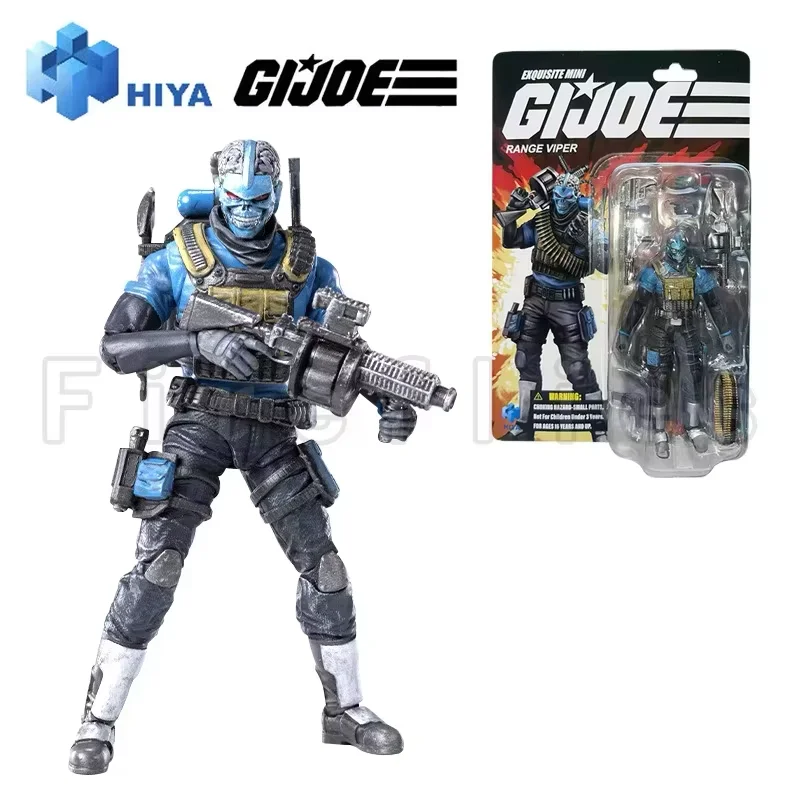 1/18 HIYA 3.75inch Action Figure Exquisite Mini Series G.I.JOE Firefly Commander Destro Flint Beach Head Anime Model Toy view 4