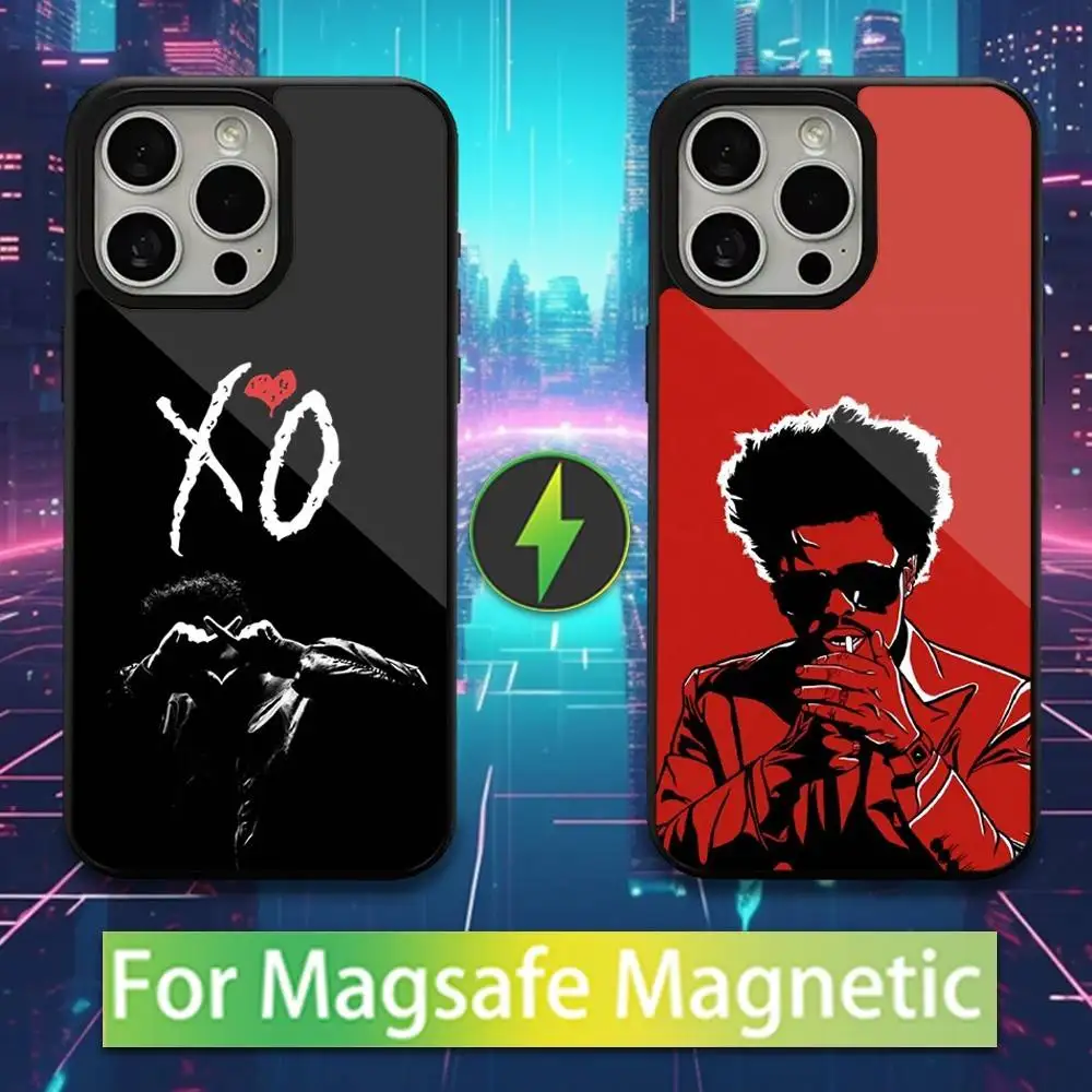 

The W-weeknd X-xo Singer Phone Case For iPhone 16,15,17,14,13,12,11,Pro,Max,Plus,Mini,Magsafe,Magnetic Wireless Charging Case