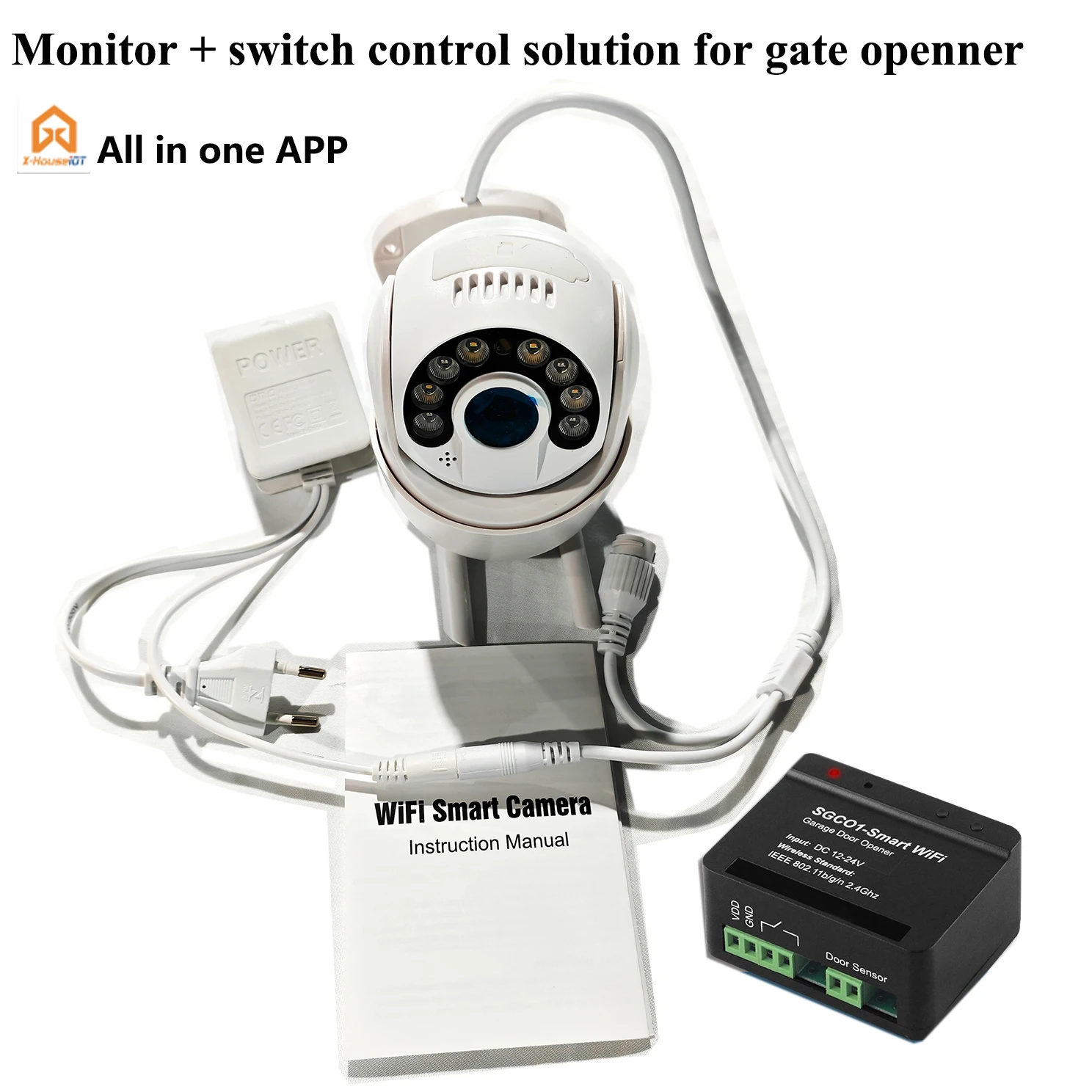 Wifi Smart Camera Wifi  For Swing Gate Opener Sliding Gate Openner Using the Phone App