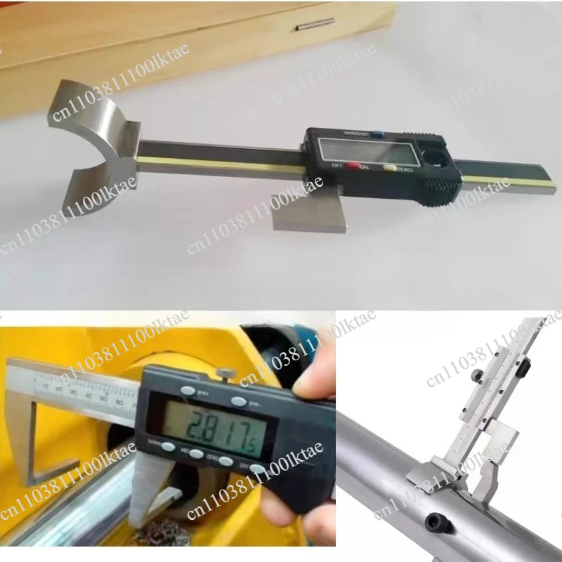 Boring Machine Dedicated Digital Display Tool Card Ruler For Measuring Inner Holes With High-precision Depth Vernier Caliper