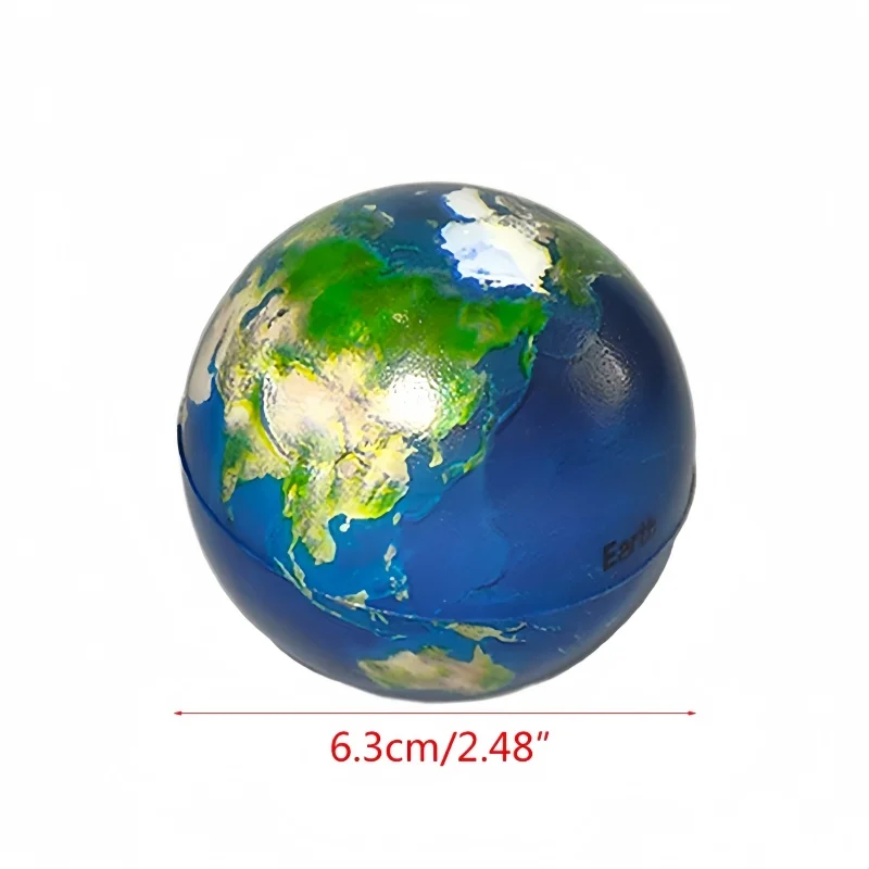 9-teiliges Set mit Neun Planeten Schaumstoff-Hüpfbällen - Lehrreiches Stressabbau-Spielzeug Puzzle für Kinder und Erwachsene - Frühes Kosmisches Lerngeschenk – Detail 6