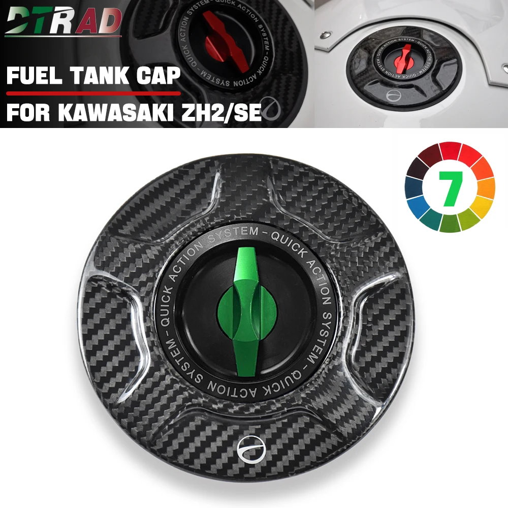 

For Kawasaki ZH2 Z400 Z650 RS Z900 SE ZX10R ZX-10RR Carbon Fiber Fuel Gas Tank Cap Airbox Covers Motorcycle Accessories Modified