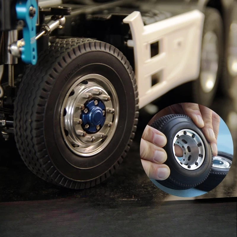 

Ступица колеса с болтовым замком из алюминиевого сплава для 1/14 Tamiya RC Truck Trailer Самосвал Scania Benz Actros Volvo MAN LESU DIY Запчасти