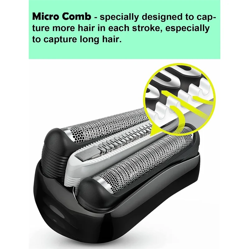 【Berserk】32B Shaver Blade For Braun Proskin Electric Shaver Wet And Dry Head 3040S 310S 340S-4 3000S Foil And Cutter