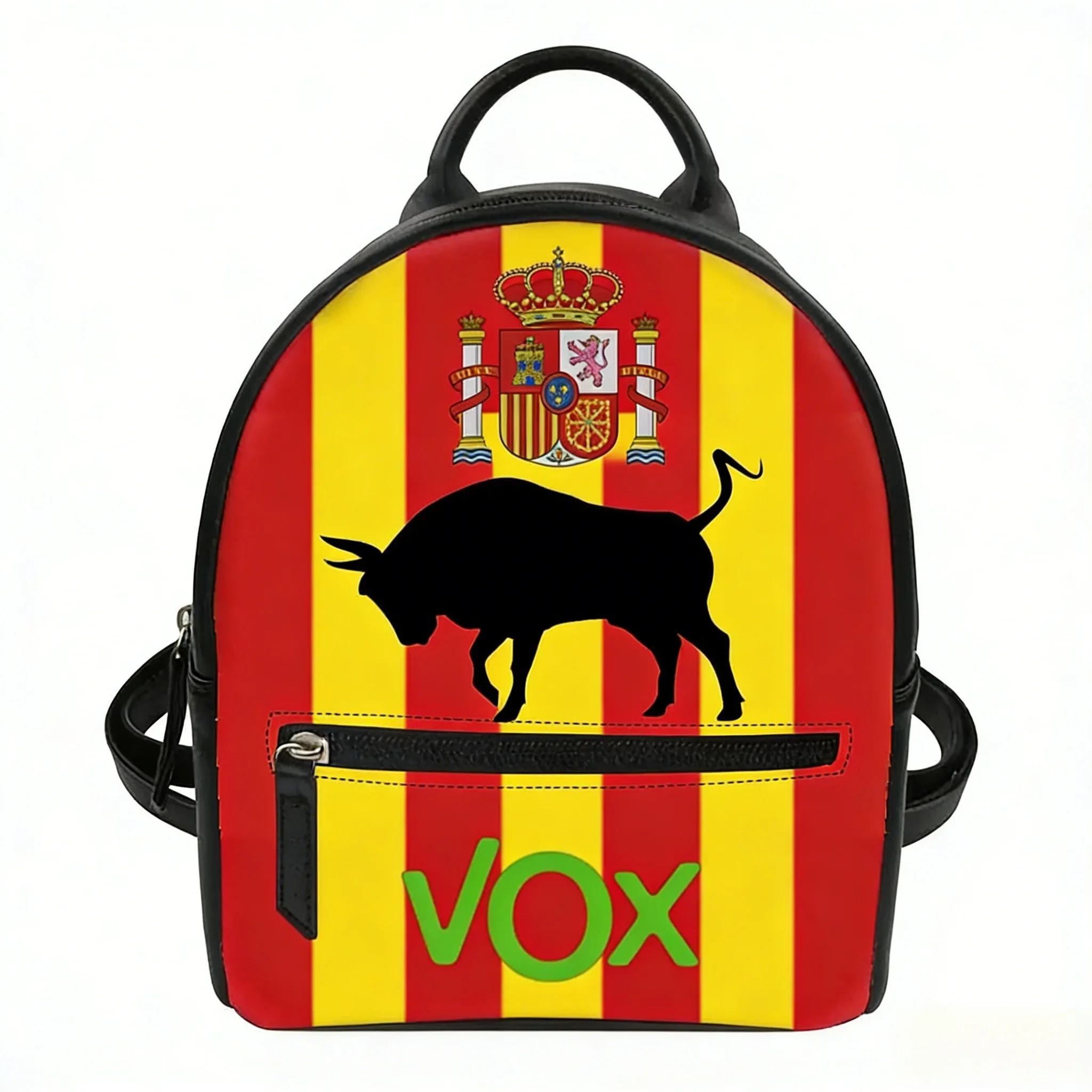 

Мини-рюкзак с графическим принтом в стиле испанской коровьей бойни, маленькая сумка-клатч, школьный рюкзак, двойная наплечная сумка, миниатюрная кожаная дорожная сумка