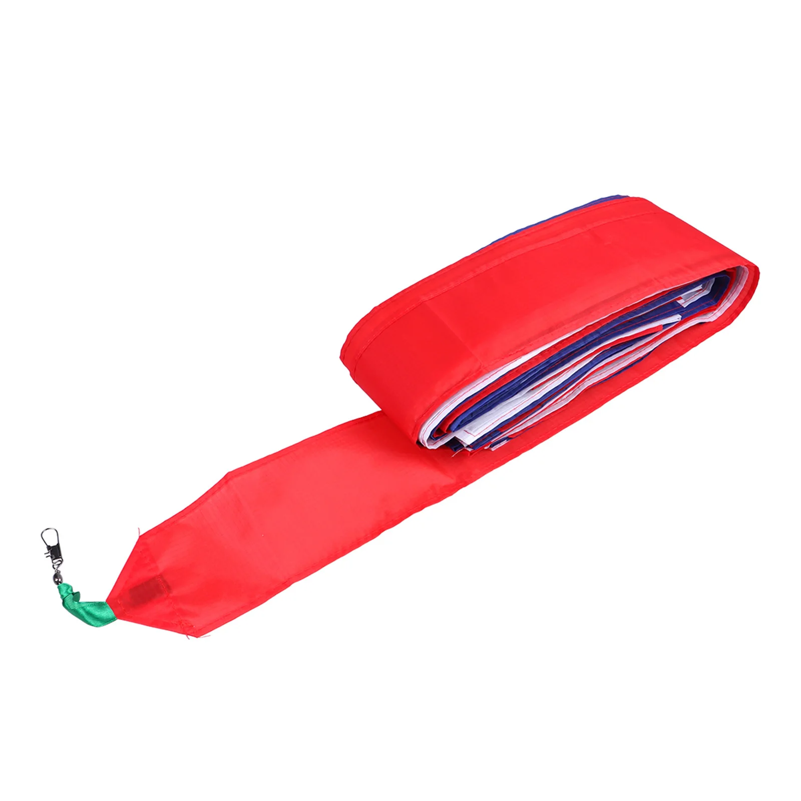 30M Length Colorful Rainbow Kite Tail Special Fabric Metal Hook Streamer for Stable Outdoor Kite Flying Colorful