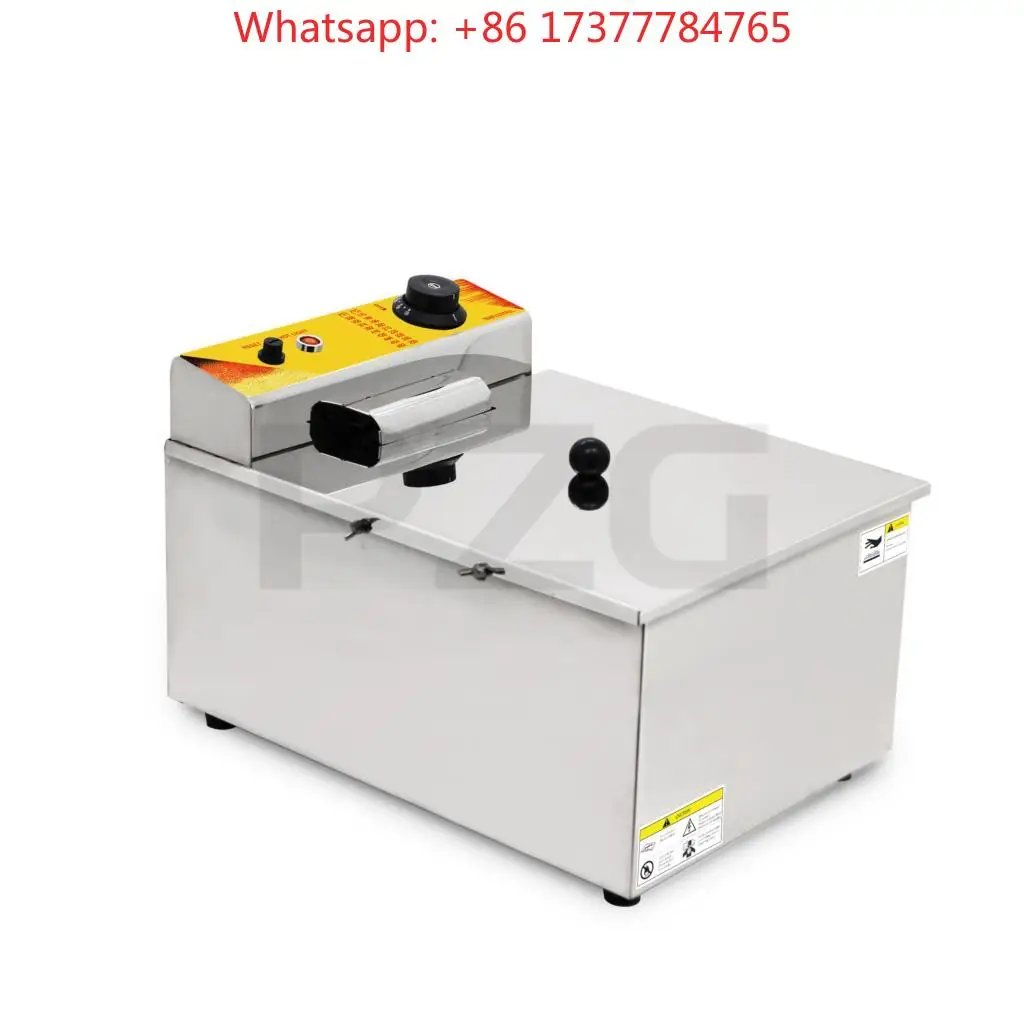 Commercial Electric Cheese Corn Hot Dog Deep Fryer Machine 12L Cheese Electric Mozzarella Fryer For Food Truck