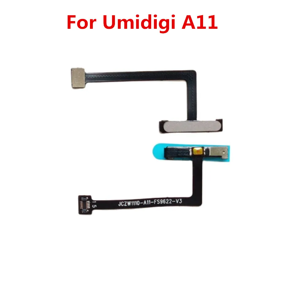 ใหม่สำหรับ Umidigi A11 128GB/64GB โทรศัพท์มือถือลายนิ้วมือโมดูลปุ่ม Home Flex Cable