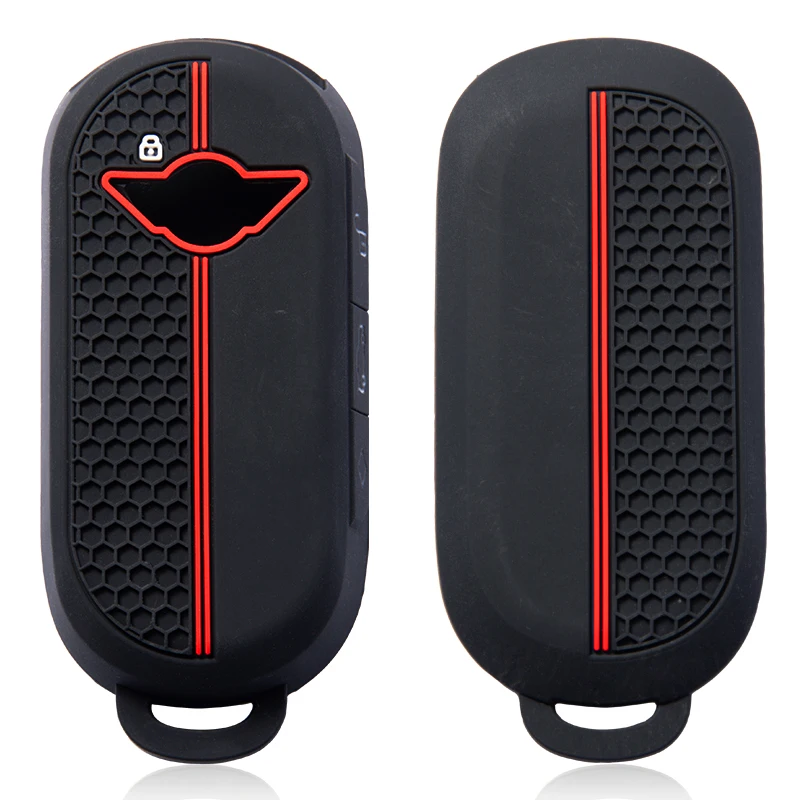 Silicone Car Fob Key Case Cover Protector For Bmw Mini Countryman Cooper One J01 J05 U25 F65 F66 2023 2024 Remote Accessories view 5
