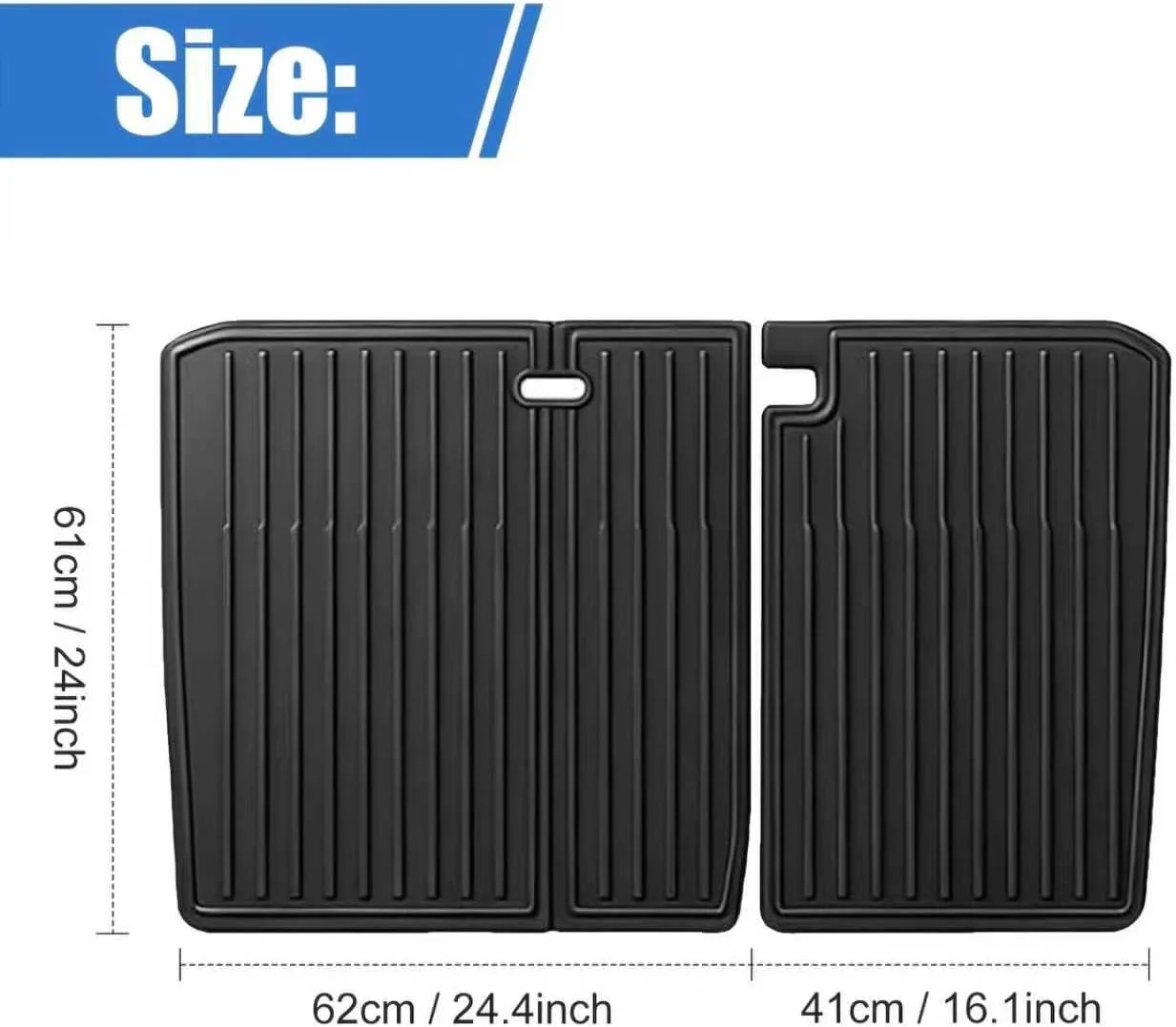 TPE Rear Seat Back Protector Custom Fit For 2024‑2026 Model 3 Highland All‑Weather Easy To Clean Car Interior Accessory