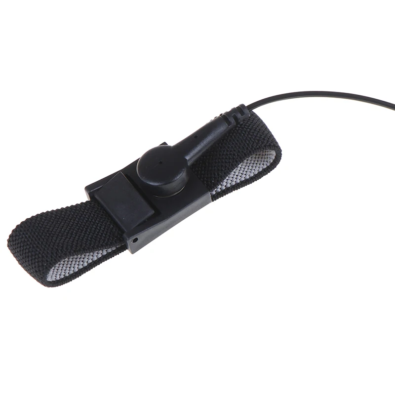 (YY)1Pc 2025 New Adjustable Anti-static Esd Strap Antistatic Grounding Bracelet Wrist Band Tool