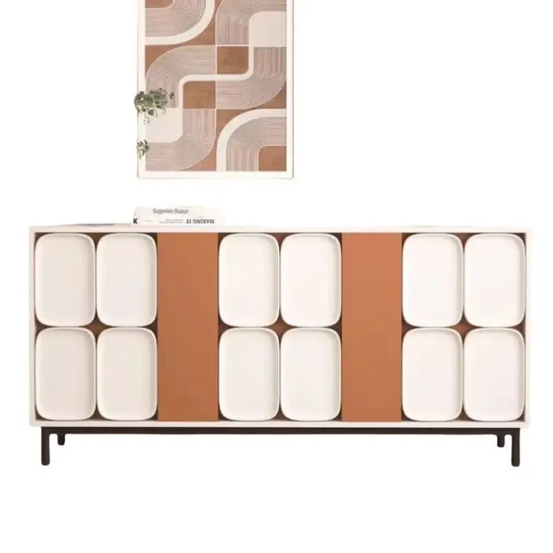 

Nordic dining side cabinet solid wood entry living room entrance cabinet modern simple decorative shoe cabinet locker