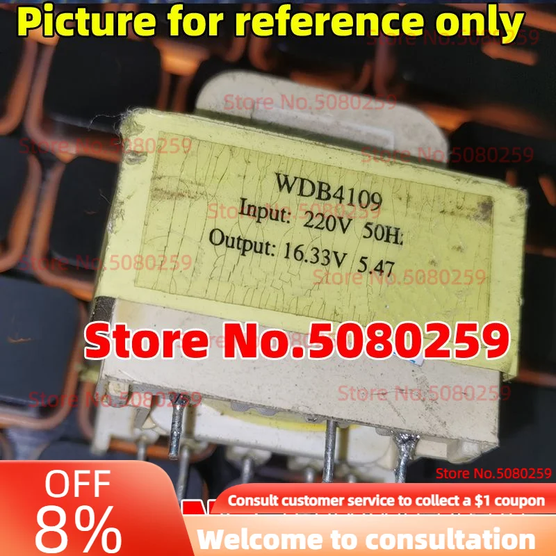 1PCS Microwave computer board power transformer WDB4109 output 16.33v/5.47v*2 disassembly