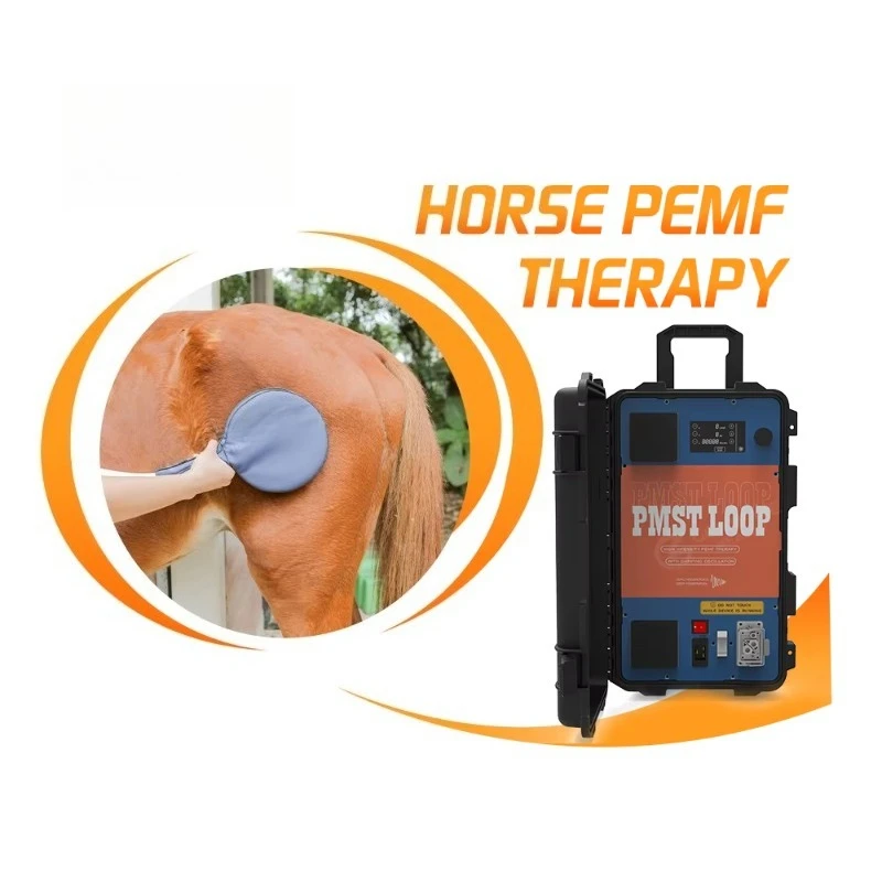 Portable Electromagnetic Pulse Massage Device Adjustable Intensity Muscle Soothing Machine for Race Horse Daily Body Care