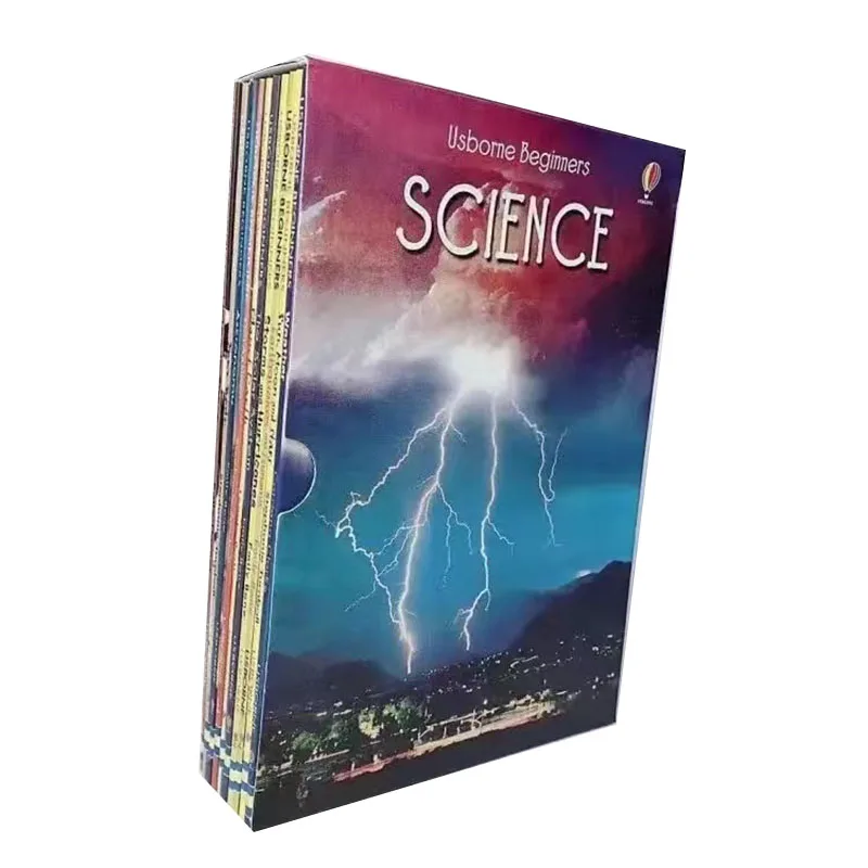 10 Books/Set Paperback Usborne Beginners Science Children Interesting Science Book Kids Students English Reading Picture Book