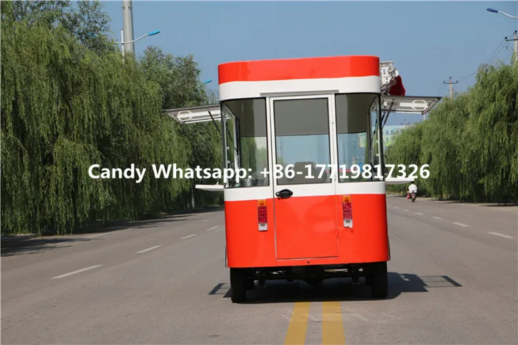 Горячая продажа мобильная электрическая тележка для еды грузовик для закусок тележка для мороженого с бесплатной доставкой