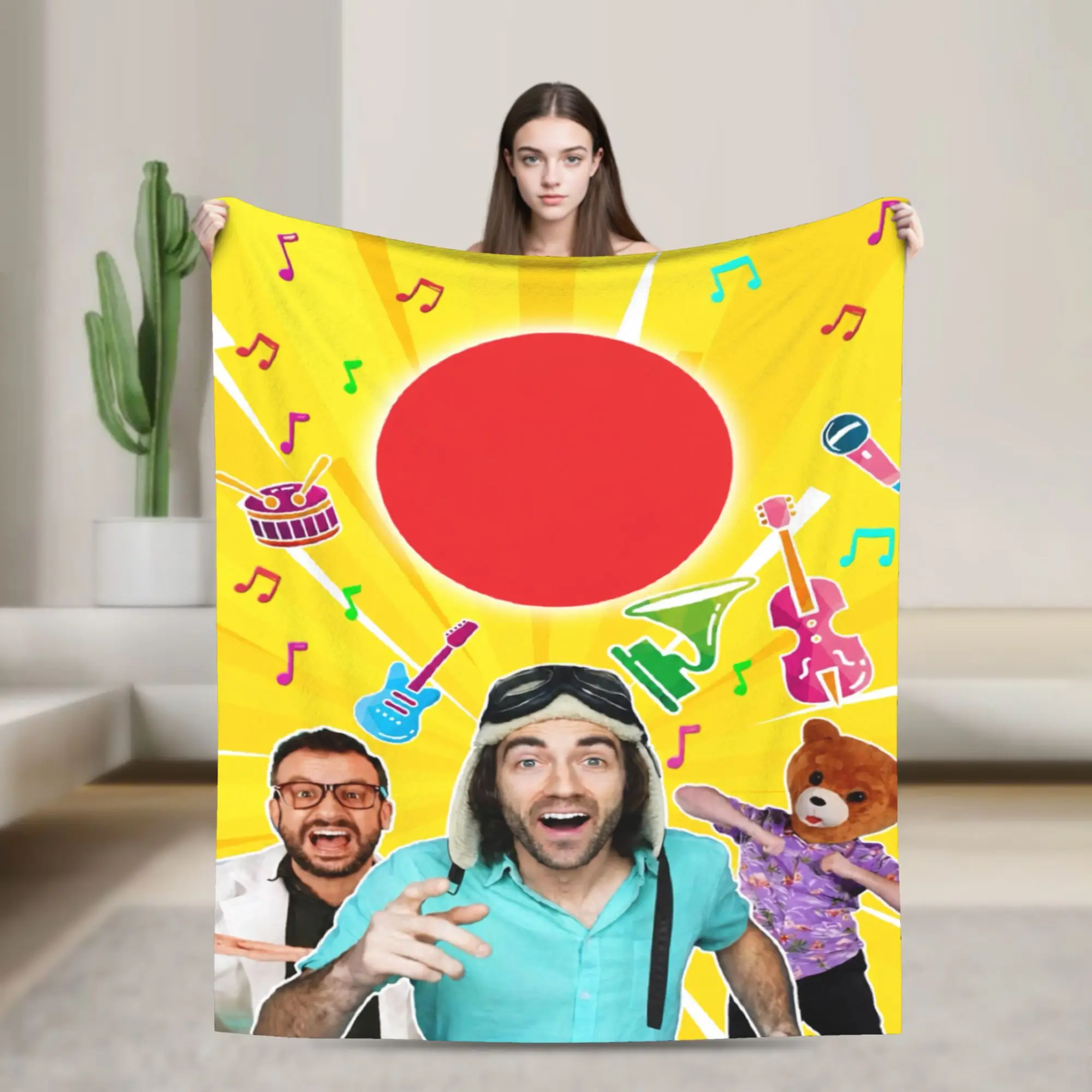 Dannys Go  Blanket Multiple Sizes Cozy and Lightweight  Throw Blankets for Couch Sofa and Bed