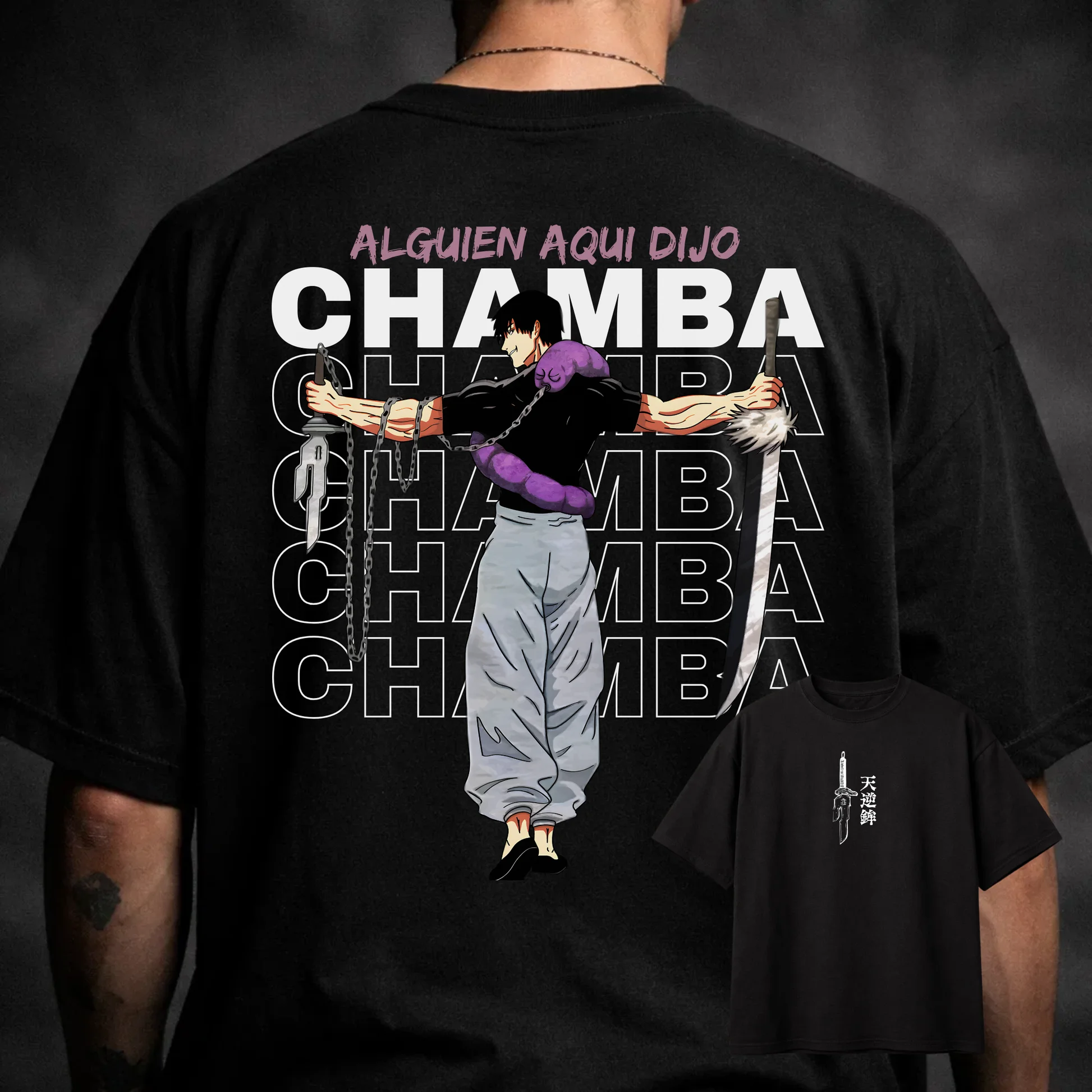Camiseta Jujutsu Kaisen Toji Fushiguro para Hombre, Diseño Gráfico de Anime, Manga Corta, Cuello Redondo, Estilo Casual, Regalo para Fanáticos del Manga, Verano