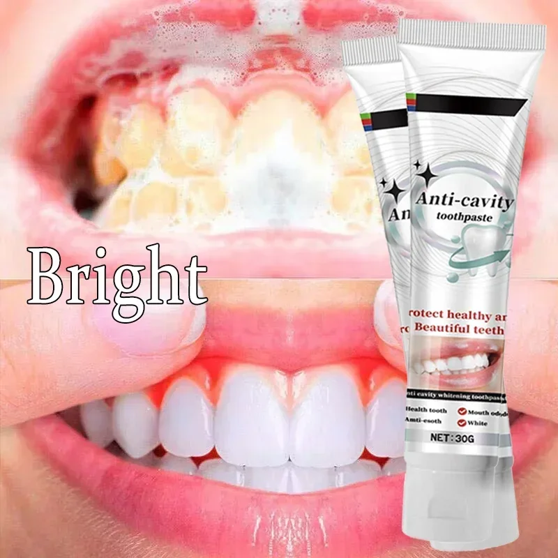 Creme dental Whitening Essence, Clareamento dos dentes sensíveis, Limpa Higiene Oral, Refresa o mau hálito, Remove Ppl, 2495