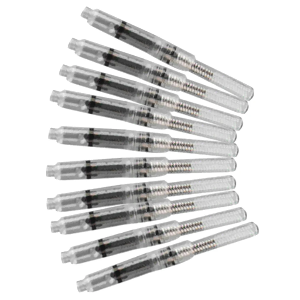 10 Pack Fountain Pen Refill Supply Cartridges Ink Converter