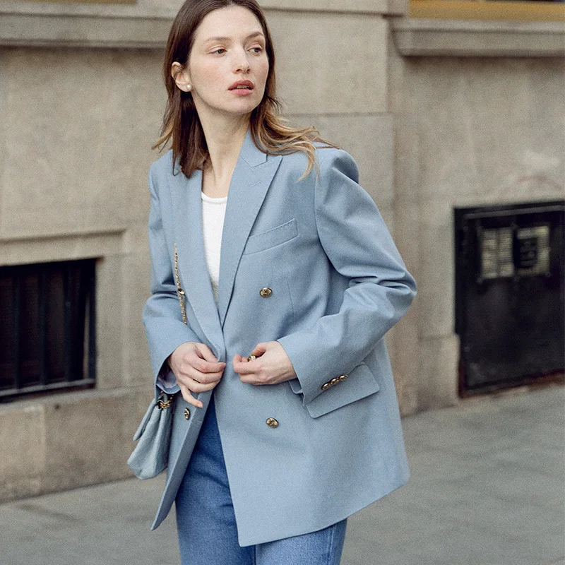 

Женский деловой пиджак Allingentle: приталенный, элегантный, для офиса и повседневной носки, с возможностью индивидуального пошива