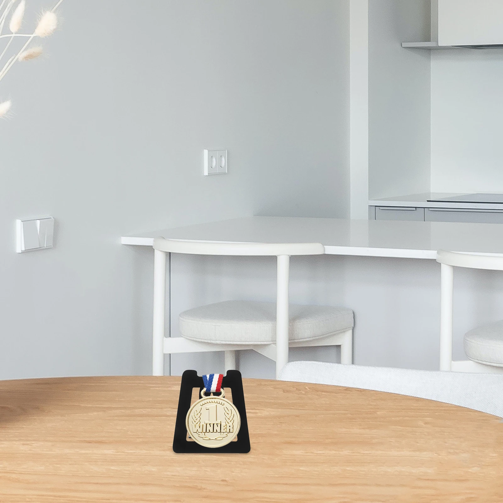 

Держатель для медалей из нержавеющей стали, подставка для дисплея, декоративная настольная стойка для медалей, держатель для награды для спальни, учебы