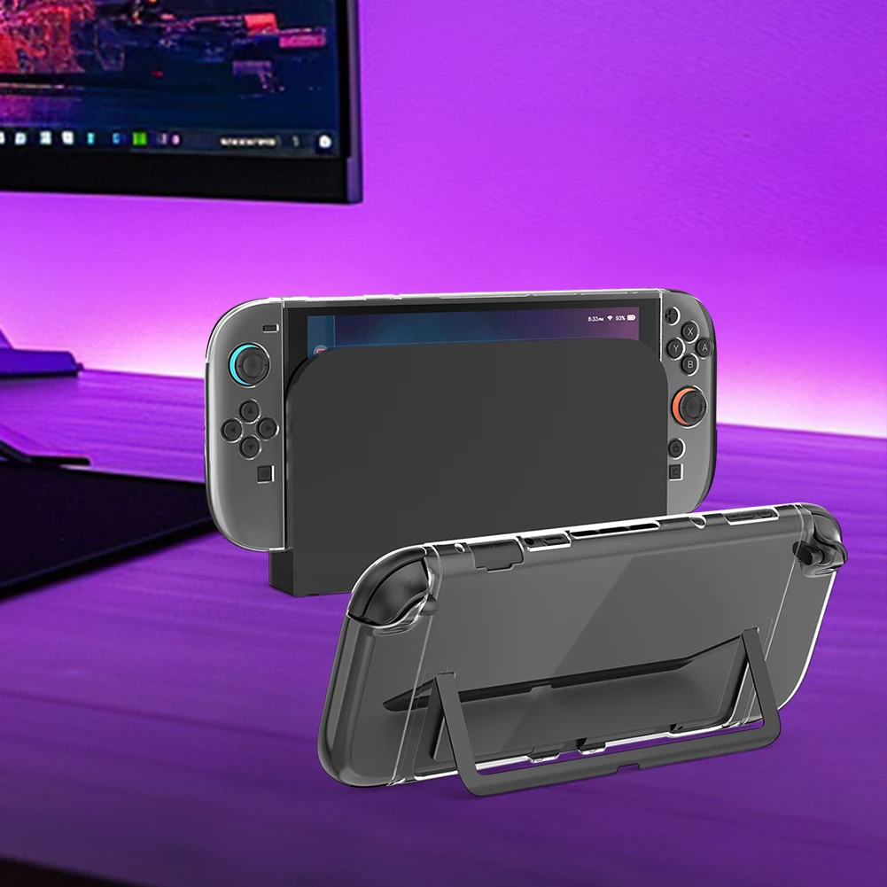 

Для Switch2 сплит-защитой от царапин, жесткий чехол для ПК, защитный жесткий чехол, аксессуары для игровой консоли