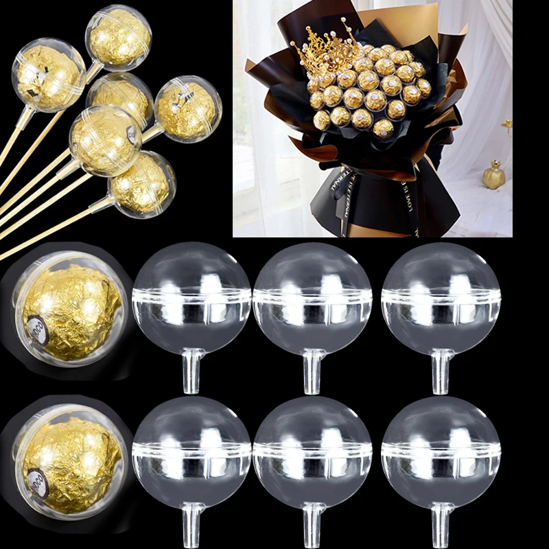 5-20Pcs Clear Choco…