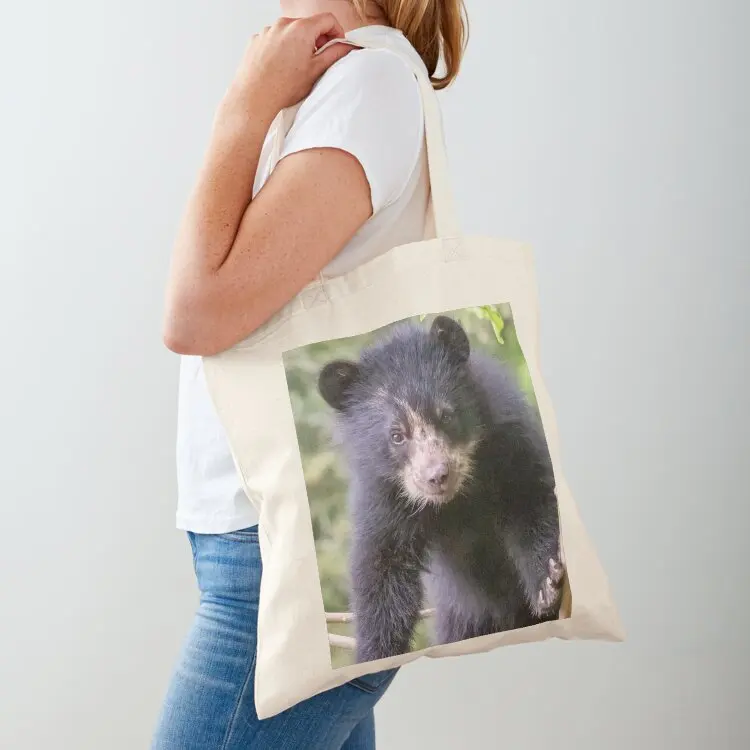 

Andean Bear Cub at the National Zoo Tote Bag sac pour femme Shopper handbag Reusable bags bag luxury women