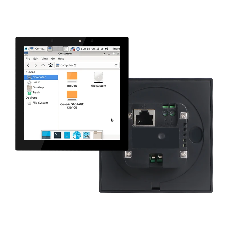 2026Portworld RK3566 Hotel Android RJ45 Touch Screen Light Sensor POE 4 Inch Smart Home Tablet