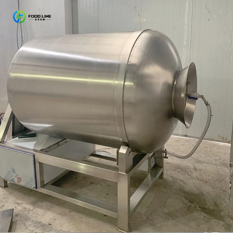 Industrial Vacuum Tumbling Machine Commercial Vacuum Meat Curing Tumbler For Slaughterhouse FL Customized