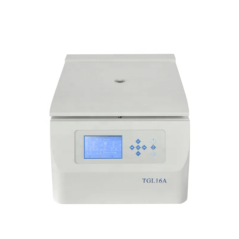 TGL-16M High-Speed Refrigerated Centrifuge 16000rpm Benchtop Lab Centrifuge 6×100ml Fixed Angle Rotor for Medical Research Labs