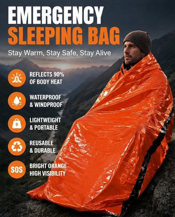 Bivy Bag Emergency - Bolsa de Dormir de Emergencia de