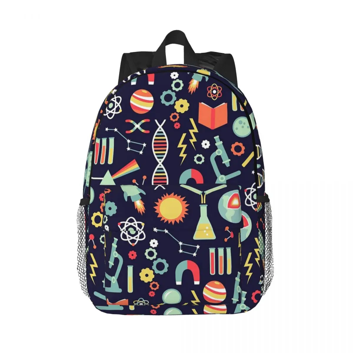 

Science Studies Backpacks Teenager Bookbag Cartoon Students School Bags Travel Rucksack Shoulder Bag Large Capacity