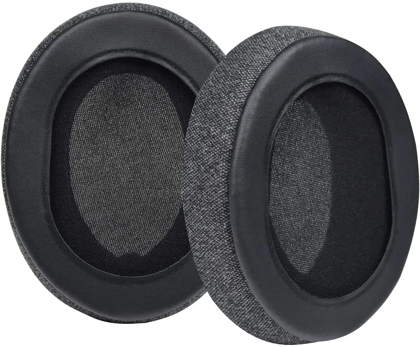 

NUNUVV Replacement Ear Pads Cushions for Audio-Technica ATH-MSR7 MSR7B MSR7NC MSR7SE M50X Headphone Protein Leather Earpads ,