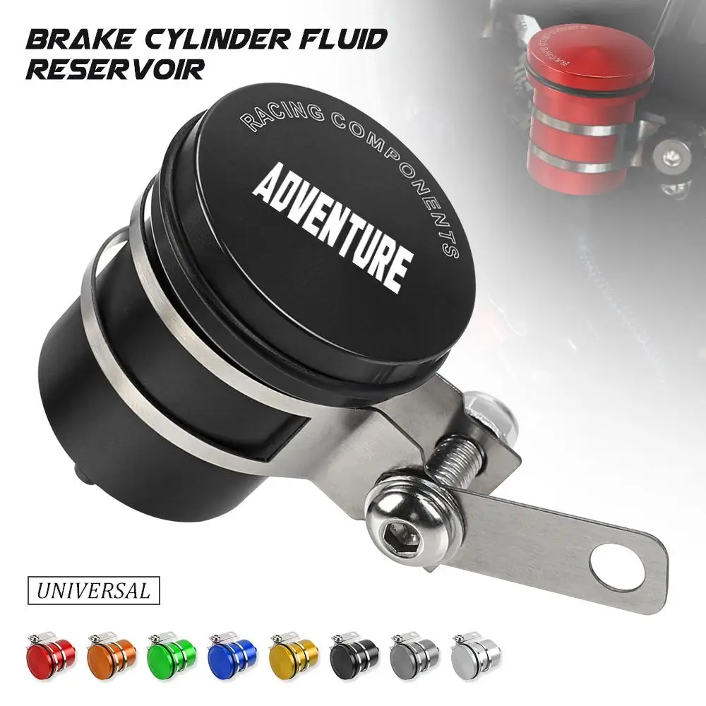 Universal Brake Fluid Reservoir Clutch Tank Cylinder Oil Fluid Cup Cover FOR 390 790 890 990 1050 1090 1190 1290 ADVENTURE R