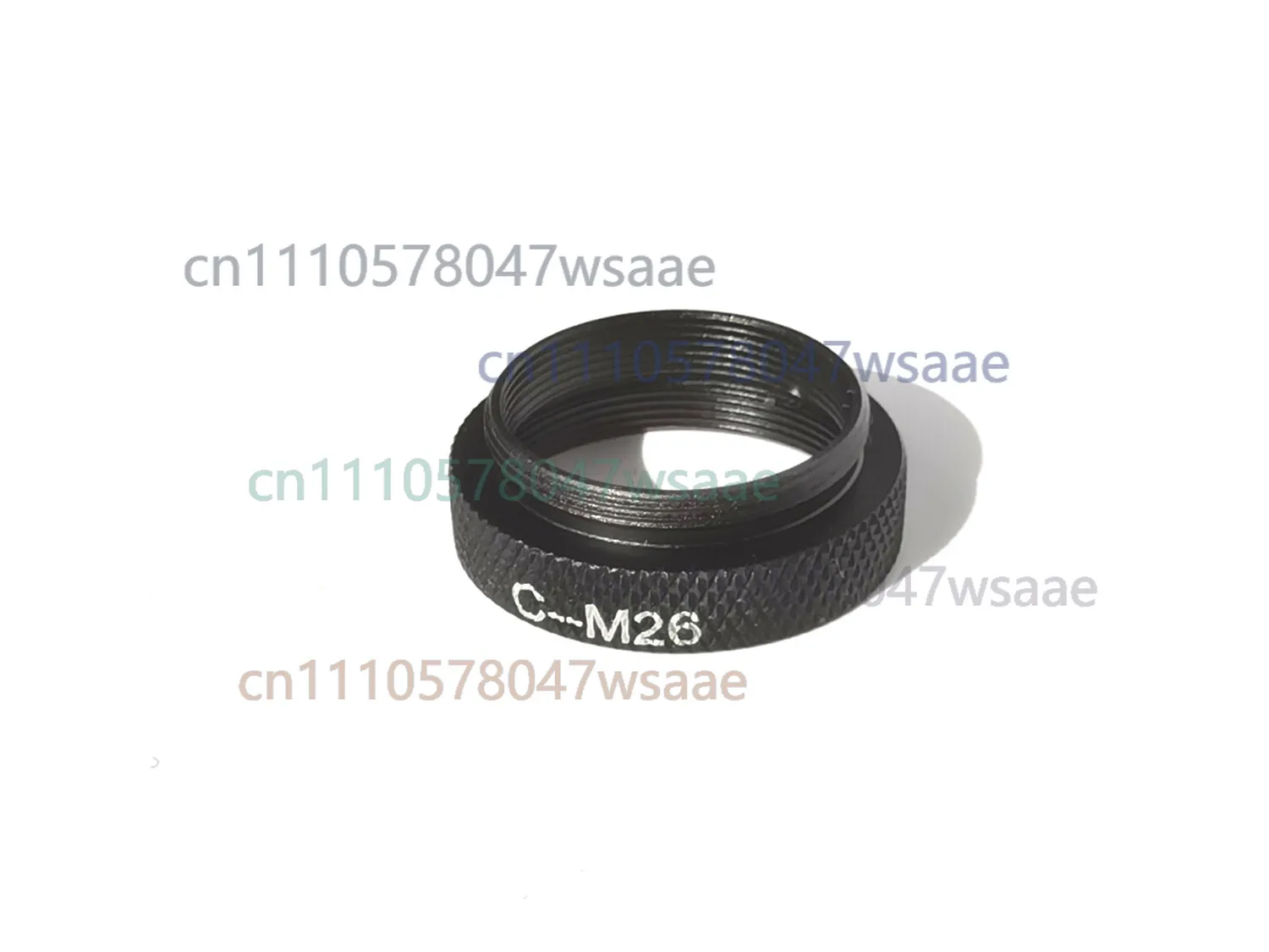 For C-M26 Adapter Ring, C Mount Male Camera to M26x0.75 Female Microscope Lens
