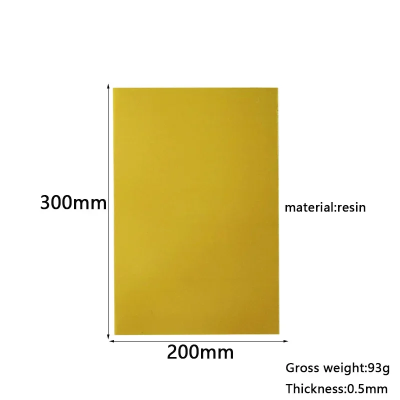 200*300mm Epoxy Resin Insulation Board for Battery Pack 3240 Thin Fiberglass Board High Temperature Resistant Board