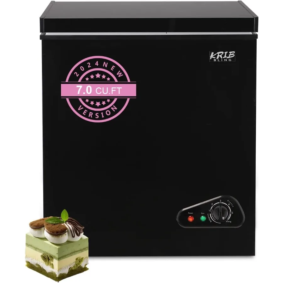 

Нагрудная морозильная камера 7,0 куб. футов, регулируемый термостат, компактная морозильная камера со съемной корзиной для хранения для дома, кухни, гаража, подвала