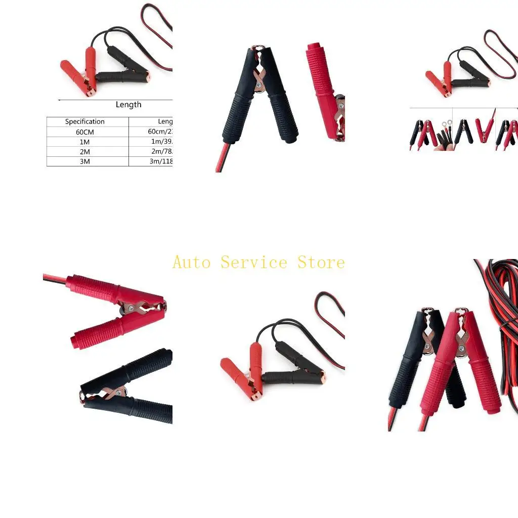 462A Portable Battery Inverter Cable with Jump Starter Clamp for Auto Car