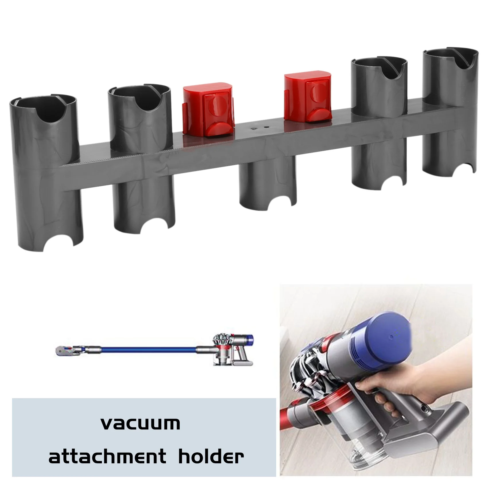 Holder Accessory for V7 V8 V10 V11 V15, Docking Station Organizer for Vacuum Cleaner with 9 Storage Sockets