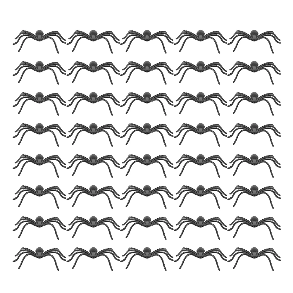 

150Pcs Realistic Plastic Spiders Prank Decorations Halloween Scary Haunted House Props Party Supplies Decorative Plastic Spiders