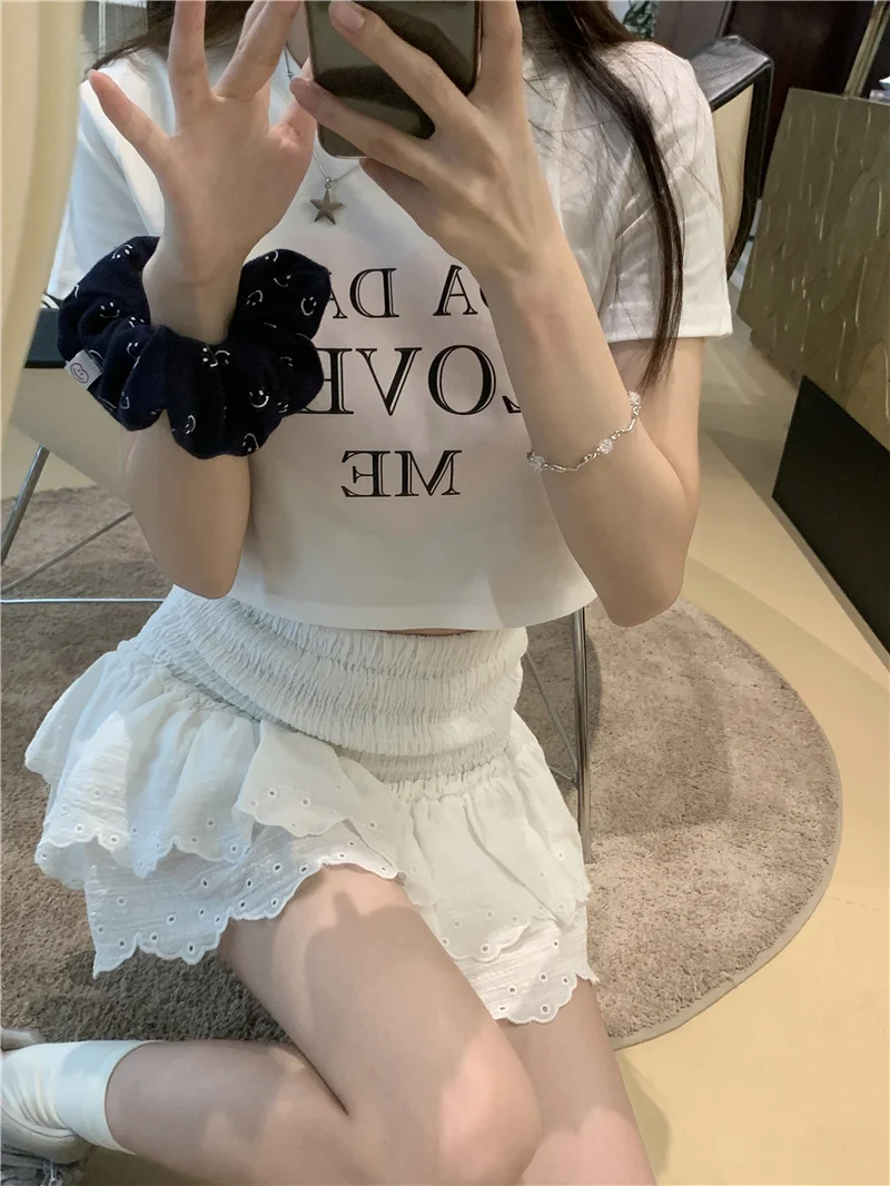 Gonne Donna Punti Hipster Impermeabile Moda Minigonne Molte Forme Abbigliamento da lavoro Decor Romantico Maillard Gioventù di classe Allenamento in palestra