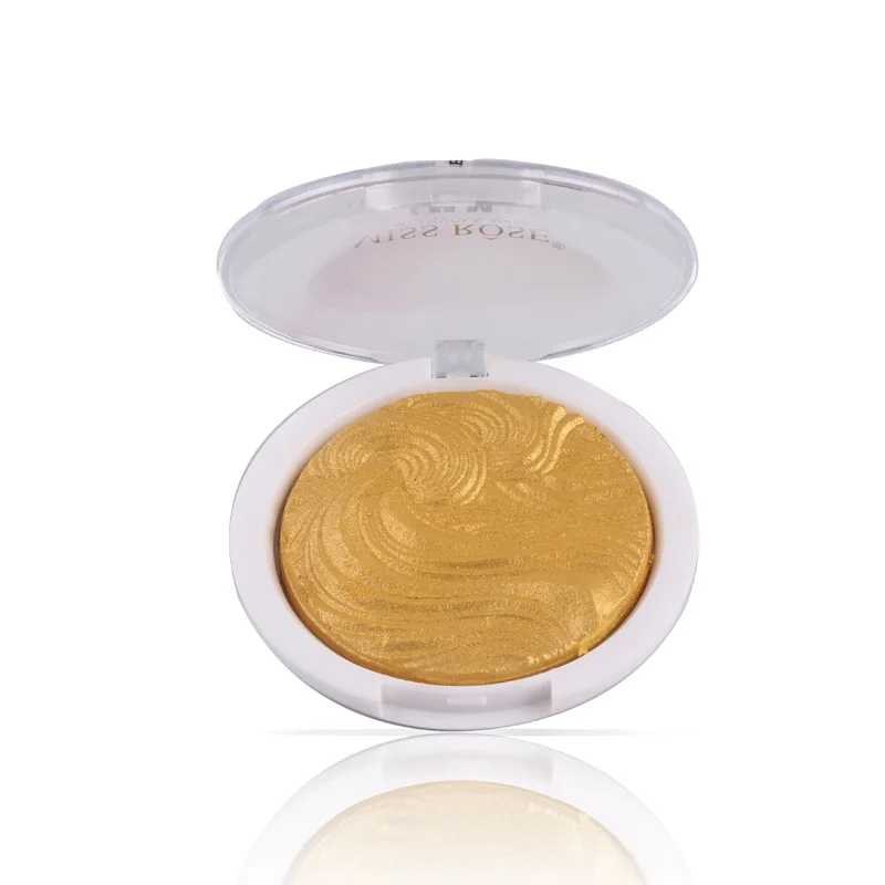 MISS ROSE Baked Minerals Glitter Highlighter Make-up Lightweight Luminous Finish Sheer Coverage High Light Highlighting Powder