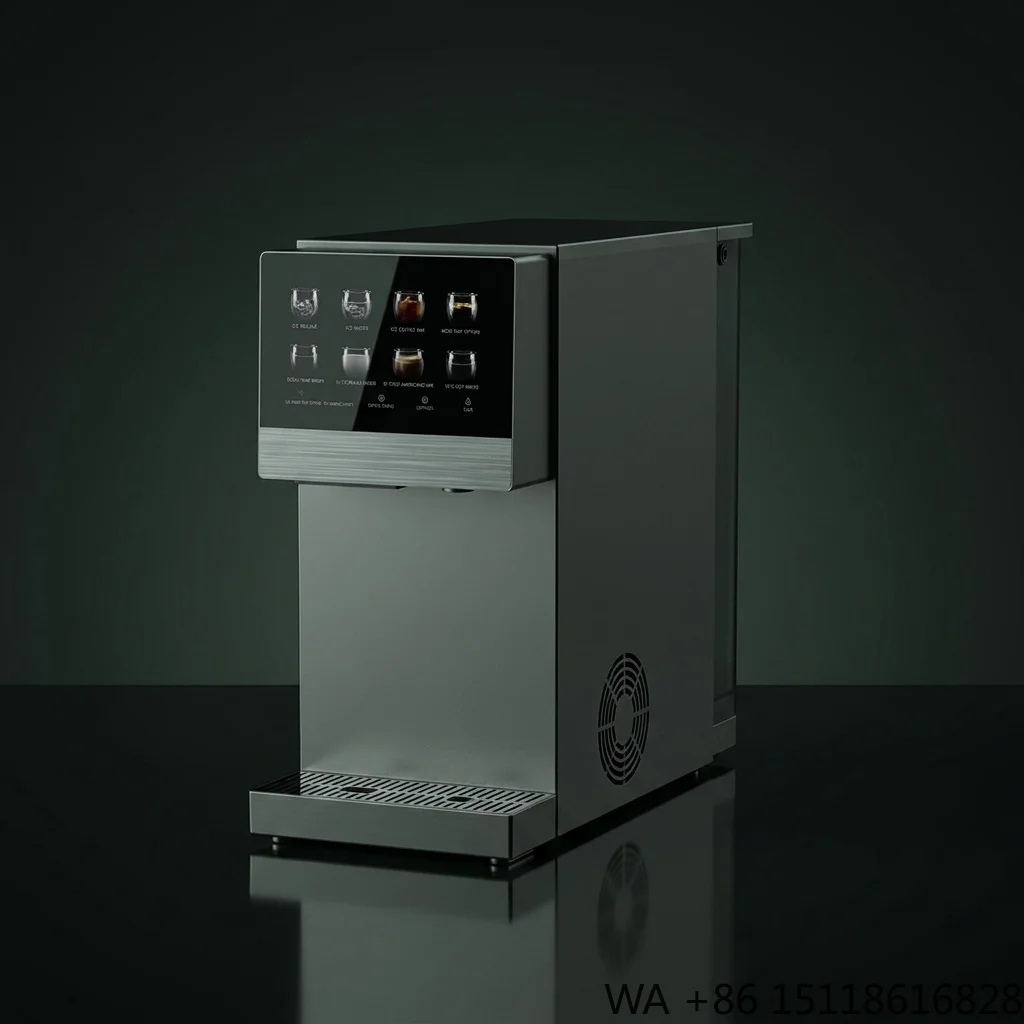 Desktop Ice Maker Water Machine with Cooling Heating and Purification for Family Kitchen Use
